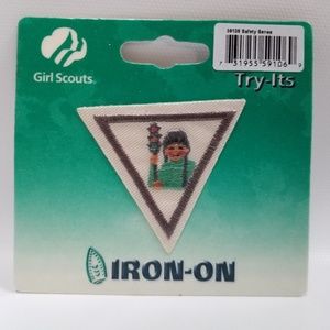 Safety Sense Girl Scout Badge Try-Its Patch 1999